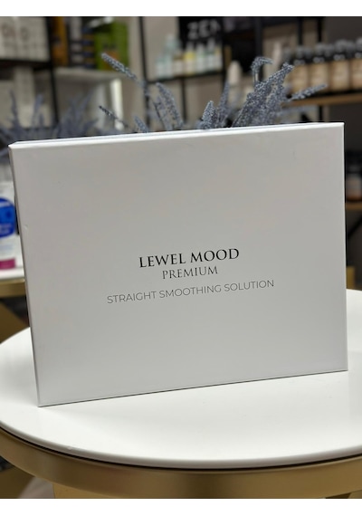 Lewel Mood Premium - Straight Smoothing Solution - Düzletşrici Ve Bakım İçin Keratin Set 1000 Ml 3 Ürün Yeni