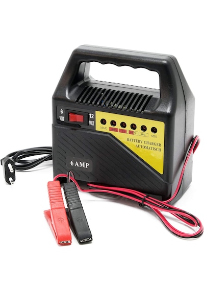 Pogod 6 Volt 12 Volt 6 Amper Ledli Göstergeli Akü Şarj Cihazı Taş