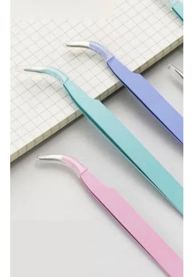 Hassas Uçlu Sticker Cımbızı Renkli Cımbız Seti Bullet Journal El İşi Hobi Cımbızı Çok Renkli