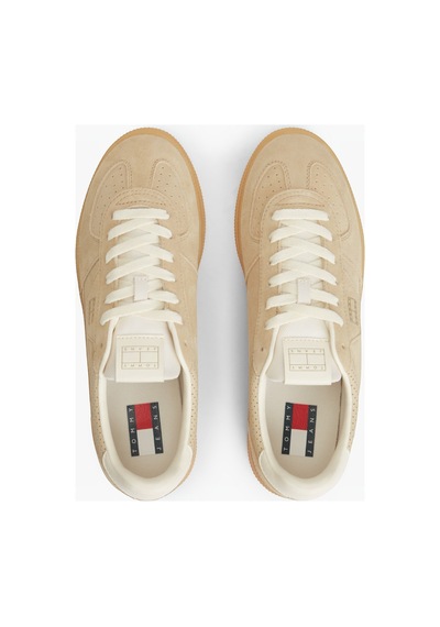 Tommy Hilfiger The Greenwhch Edge Suede Erkek Bej Sneakers - Em0em01732