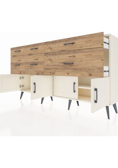 Arges Konsol Tek Raflı 6 Çekmeceli 4 Kapaklı 176x30x99 Aytaşı-aytaşı/çam Aytası/atlas Çam - Aytası Arges Konsol Tek Raflı 6 Çekmeceli 4 Kapaklı 176x30x99 Aytaşı-aytaşı/çam Aytası/atlas Çam - Aytası