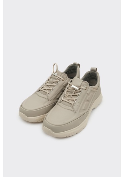 Derinet İthal Malzeme Lastik Bağcık Erkek Sneaker Taş Taş