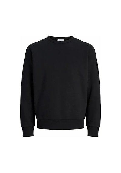 Jack & Jones Jjcleveland Pamuklu Bisiklet Yaka Sweat Erkek Sweat 12298440 Siyah
