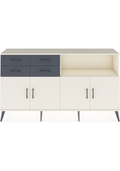 Arges Konsol 4 Raflı 4 Çekmeceli 4 Kapaklı 176x30x99 Aytaşı-aytaşı/antrasit Aytası/antrasıt - Aytası Arges Konsol 4 Raflı 4 Çekmeceli 4 Kapaklı 176x30x99 Aytaşı-aytaşı/antrasit Aytası/antrasıt - Aytası