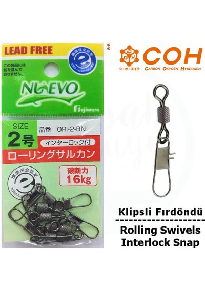 COH Klipsli Fırdöndü #2 16kg (Interlock Snap)