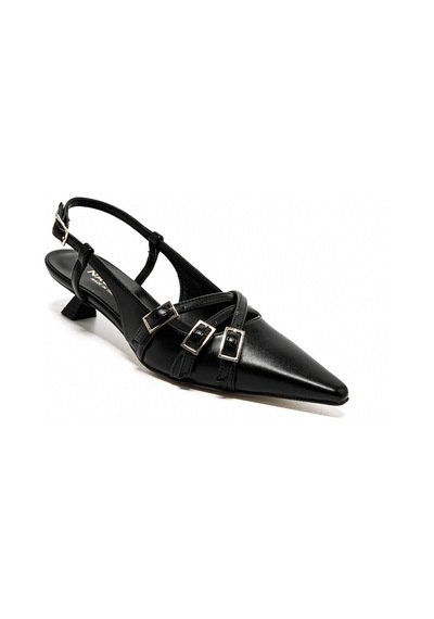 Topuklu/ Stiletto Kadın 1971010 Nacree Capra Nero Capra Nero Siyah