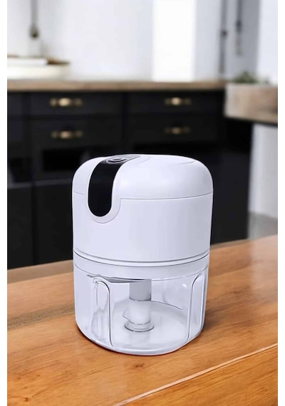 Şarjlı Mini El Rondosu Doğrayıcı Taşınabilir 250 Ml Çelik Bıçaklı - Lisinya