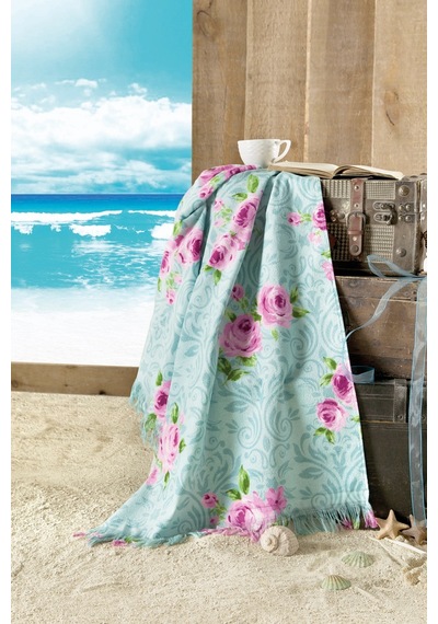 Maxstyle Rose Kadife Plaj Havlusu 70x160 Cm