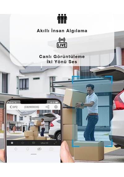 Cs-dp2 Kablosuz Görüntülü Diafon
