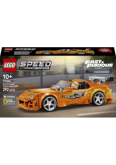 LEGO® Speed Champions Hızlı ve Öfkeli Toyota Supra MK4 77260 - 10 Yaş Üzeri için Özel Jant İçeren Oyuncak Yapım Seti (292 Parça)
