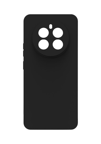 Realme 12 4g Kılıf Kamera Korumalı Silikon Rubber Arka Kapak Siyah