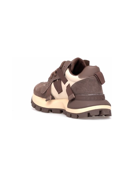 Lufian 121230049 Yoko Kadın Hakiki Deri Klasik Sneaker Kahverengi Kahverengi