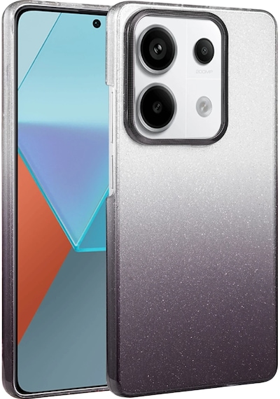 Mey İthalat Redmi Note 13 Pro 4g Glossy Kapak - Siyah Gri