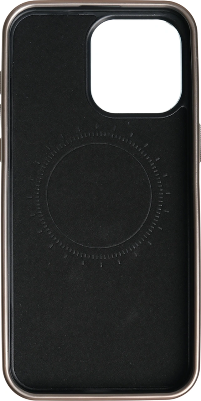 Caseon Apple Uyumlu iPhone 15 Pro Max Siyah Manyetik Özellikli Standlı Deri Kılıf Kahverengi