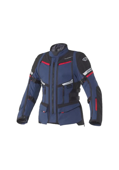 Clover Gts-5 Korumalı Motosiklet Montu Mavi Siyah