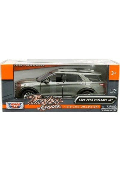 Motor Max 1:24 Ölçek 2022 Ford Explorer Xlt Lacivert Diecast Model Metal Araba Çok Renkli