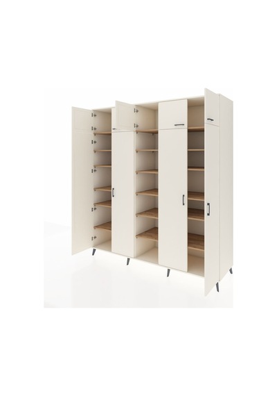 Kronos Dolap 18 Raflı 9 Kapaklı 220x59x243 Aytaşı-aytaşı/çam Aytası/atlas Çam - Aytası