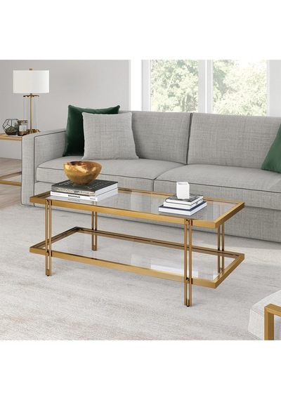 Dolores Gold Metal Orta Sehpa 120 60