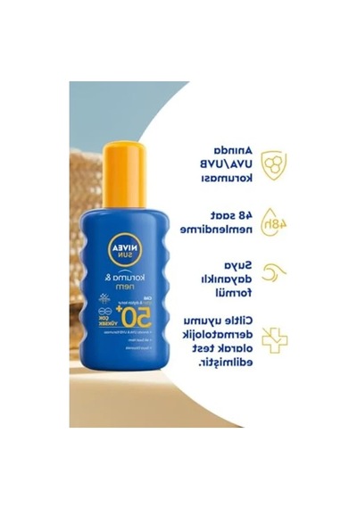 Nıvea Sun Spf 50+ Koruma & 48 Saat Nemlendirme Güneş Kremi Sprey 200 Ml Ve Nıvea Sun Spf 50+ Koruma & Bakım Çocuk Güneş Spreyi 200 Ml