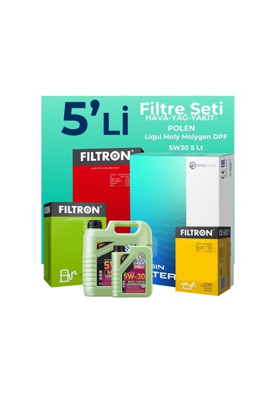 Hyundai Elantra 1.6 Dizel Filtre Bakım Seti Liqui Moly Motor Yağlı 2015-2020 5 Li 8200BKMFLSHNGFL24613