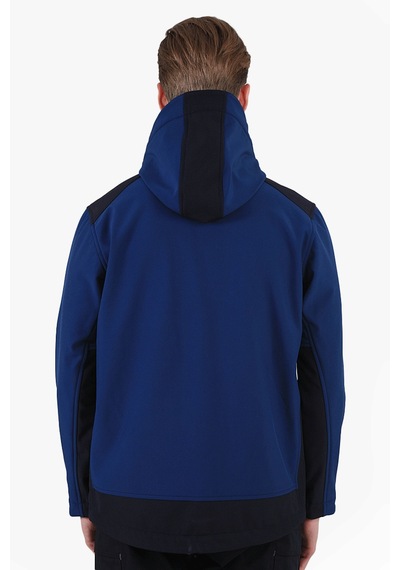 Owl Dalgıç Kapüşonlu Softshell Mont İndigo-lacivert