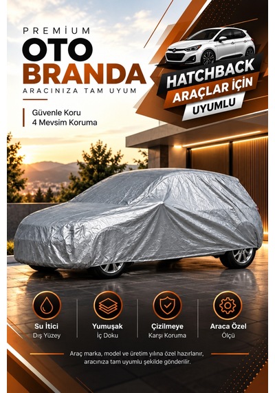 Renault Cli O 6 2026 Ve Sonrası Hatchback Uyumlu Araba Brandası Oto Branda Araba Örtüsü Araç Çadırı