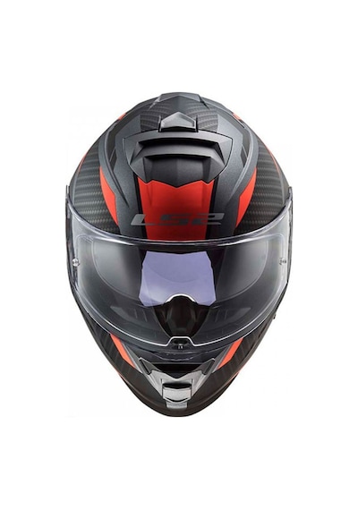 Ls2 Storm 2 Racer Mat Tıtanıum-Turuncu Full Face Motosiklet Kaskı