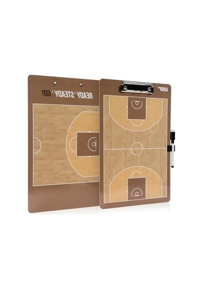 Çift Taraflı Basketbol Taktik Tahtası - 35x22 Cm