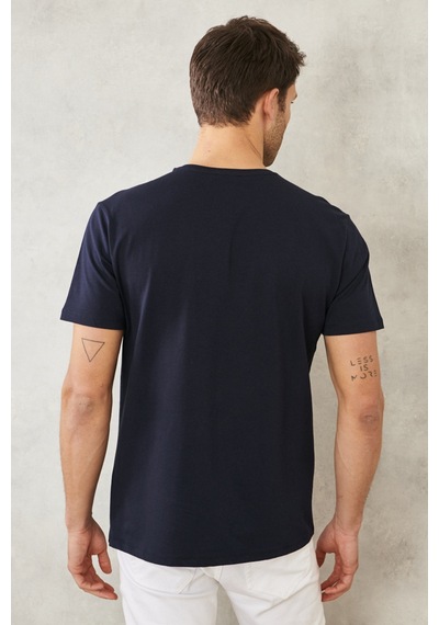 Ac&Co / Altınyıldız Classics Slim Fit Bisiklet Yaka Tişört - 535021126 Lacivert