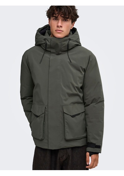 Only & Sons Onsnate Technıcal Jacket Otw Vd Beluga Çok Renkli