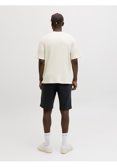 Jack & Jones Jack Jones Erkek Pamuklu Günlük Şort 12292136 Siyah