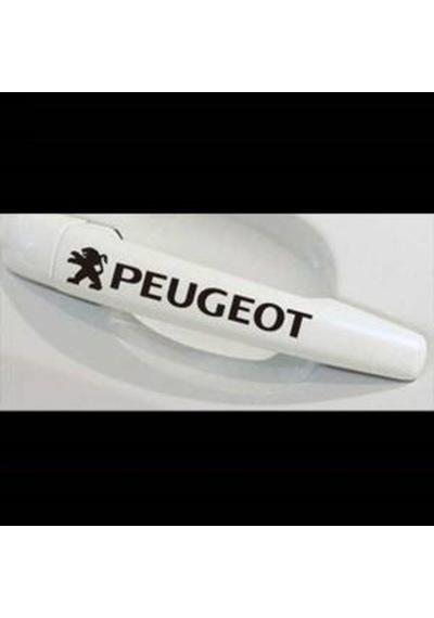 Peugeot Kapı Kolu Sticker Yapıştırma 8 Adet