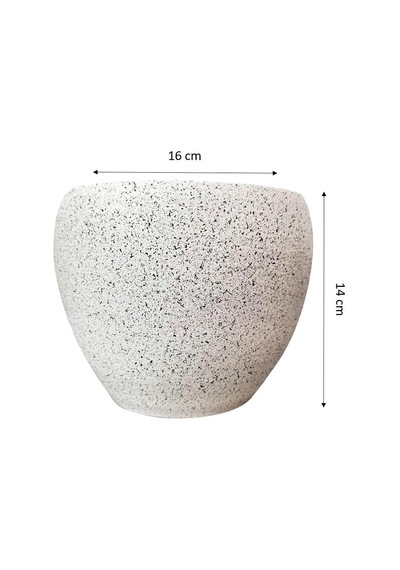 Bitki Tasarımı Ev Dekorasyon Granit Toprak Saksı Saksılık Salon Çiçeklik - 15 Cm Sku: Smg8690010017703