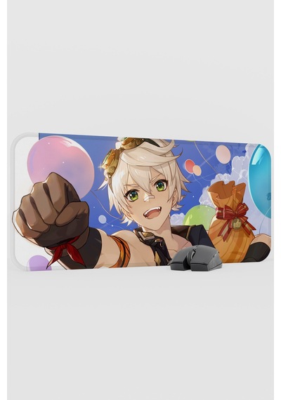 Bennett Genshin Impact Anime Gacha V4 - 70x30 Xl Gaming Mouse Pad Fare Altlığı