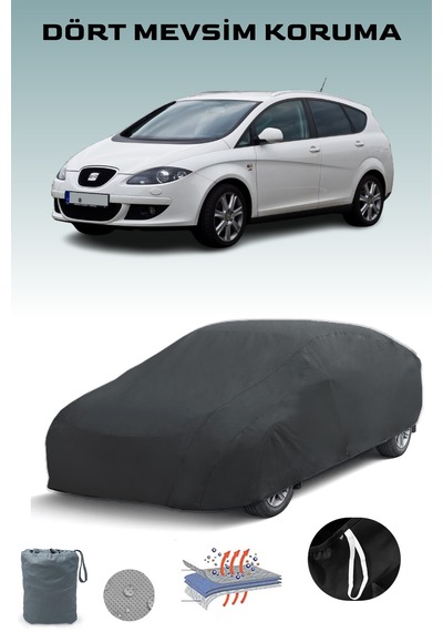 Siyah, Seat Altea Xl 2009 - 2015, Araba Brandası, Oto Örtüsü, Araba Çadırı Siyah