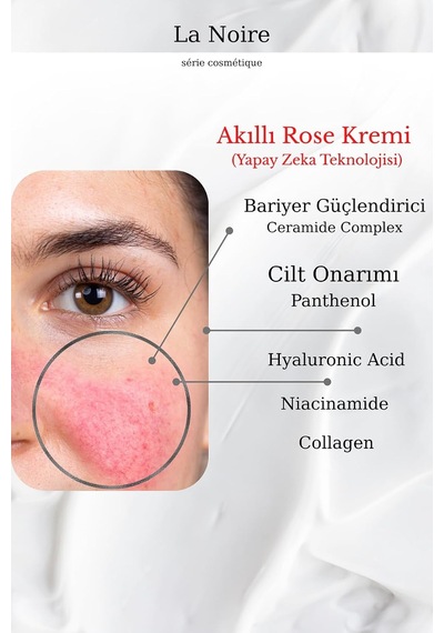 Akıllı Rose Kremi - Ceramide İçerikli - Bariyer Destekleyici - Hassas Cilt Tipi