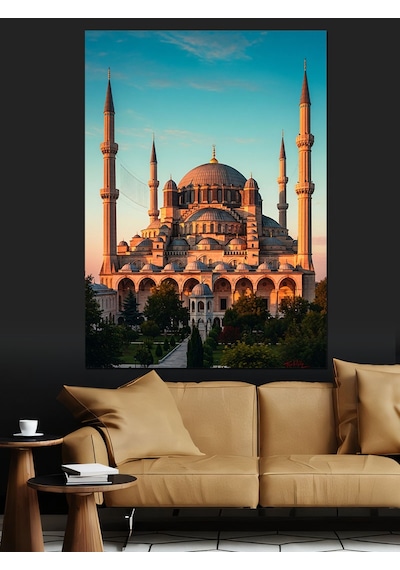 Sultanahmet Camii İstanbul Manzarası Dekoratif Kanvas - Mdf Ahşap Tablo