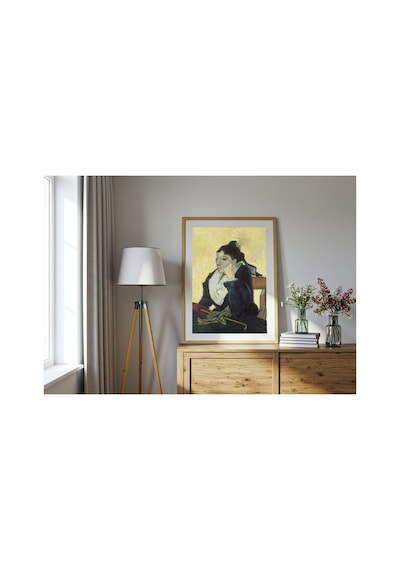 Van Gogh L'arlésienne Çerçevesiz Poster 30x42 Cm A3 Tablo Duvar Dekoru Mat Fotoğraf Kağıdı