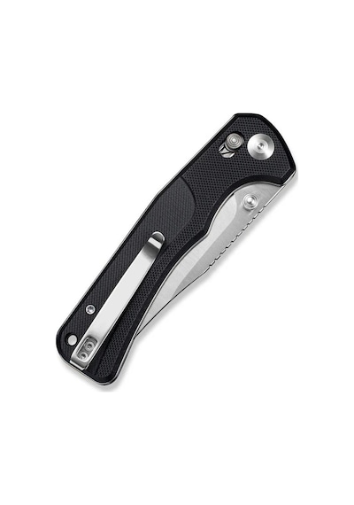 Sencut Slybolt Black G10 Handle Satin Finished 9cr18mov Blade Kamp Çakı Siyah
