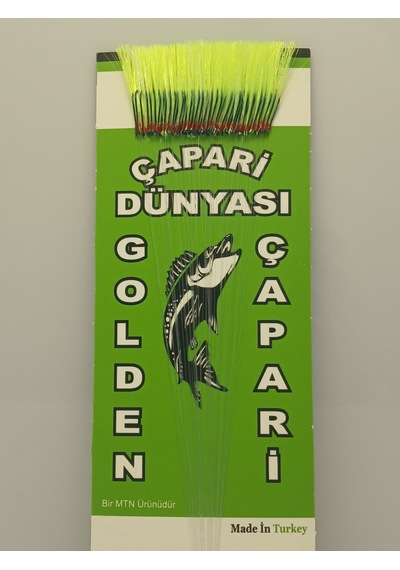 Golden 50 İğneli İstavrit Kösteği 9 No Siyah İğne -0,18 Mm -0,20 Mm Köstek Yeşil-fosfor