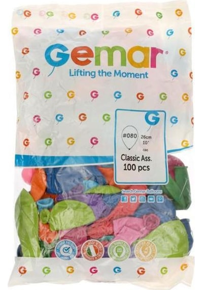 Erbay G90 Balon 100'Lü Karışık Renk Erbay G90 Balon 100'Lü Karışık Renk