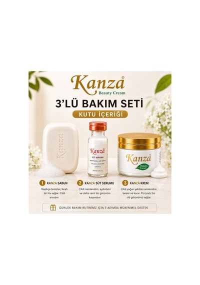3'lü Bakım Seti Cilt Beyazlatıcı Ve Leke Karşıtı Beauty Cream + Süt Serumu + Sabun - 695206975