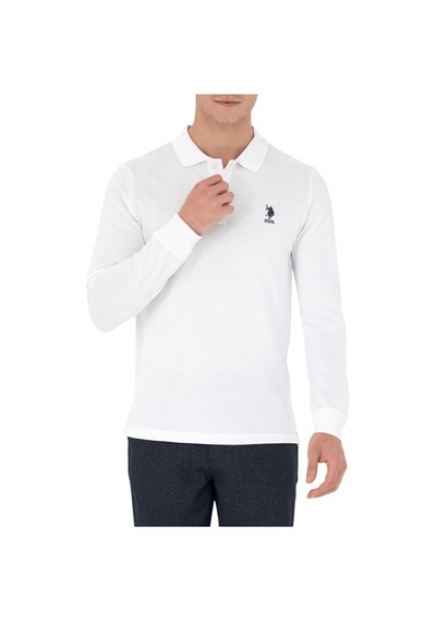 U.S. Polo Assn. Erkek Basic Sweatshirt 50269404 Beyaz