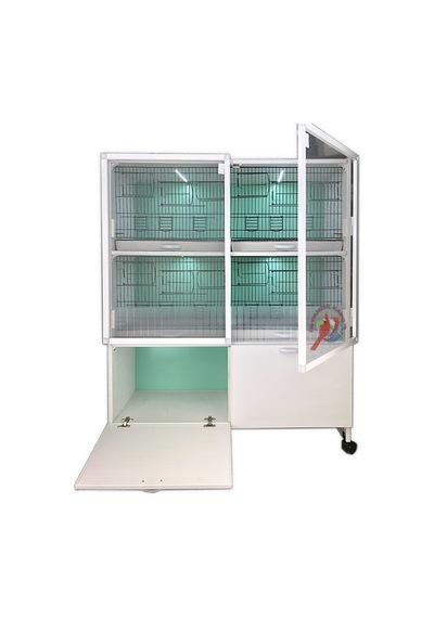 İstanbul Kafes Model 4D Pvc Kuş Dolabı