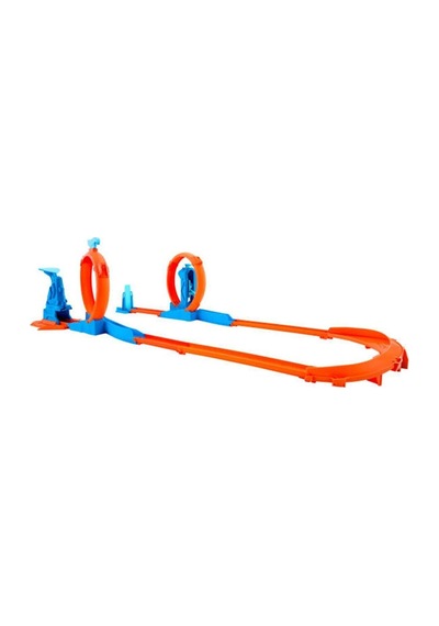 Jdw39 Hot Wheels Track Creator Triple Loop Speed Kit Çok Renkli