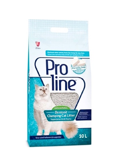Proline Marsilya Sabunlu Bentonit Kedi Kumu 10 Lt Bobin Ambalaj