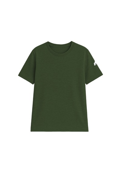 Markapia Kadın Bisiklet Yaka Basic Düz Kısa Kollu T-shirt Haki Markapia Kadın Bisiklet Yaka Basic Düz Kısa Kollu T-shirt Haki