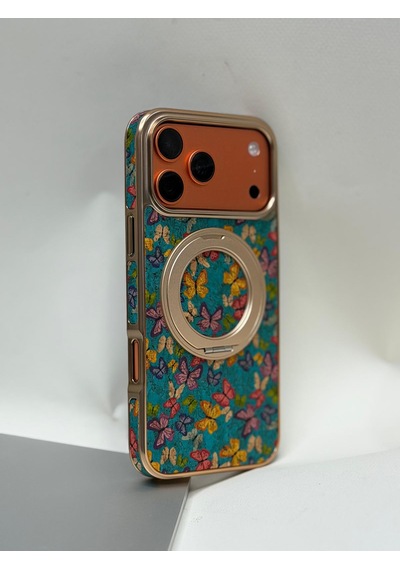 Apple iPhone Uyumlu 17 Pro Max Tuval Kılıf - Egzotik Lotus Desenli Sanatsal Koruyucu 03