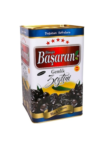 Başaran Gemlik Yağlı Hususi Siyah Zeytini 5 KG