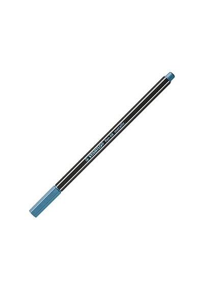 Pen 68 - Keçe Uçlu Boya Kalemi - Metalik Mavi